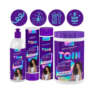 Kit Linha Completa Nutre Cachos Soltos Toin Novex Embelleze