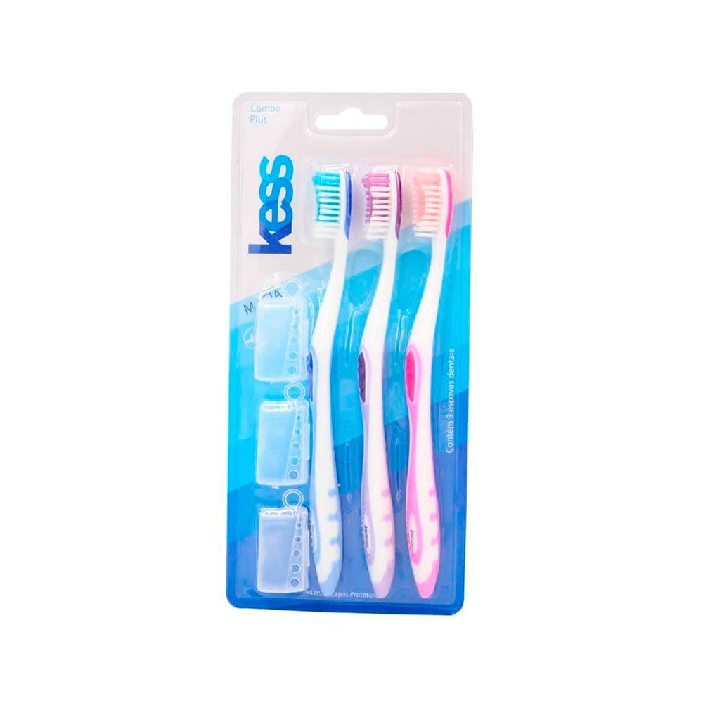 Escova Dental Kess Macia Lv3 Pg2 em Oferta na Shopee