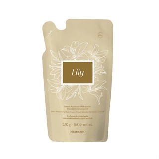 Refil Lily Creme Acetinado, 250g O Boticário
