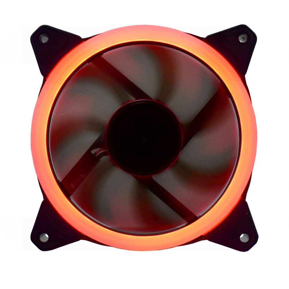 Cooler Fan Led 120mm Vermelho K-Mex Ventoinha Para Gabinete Pc Gamer
