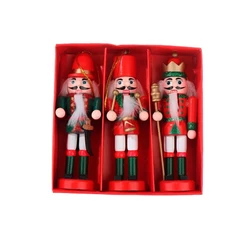Conjunto Soldadinhos de Chumbo - Madeira - 12 cm - 3 unidades - Rizzo