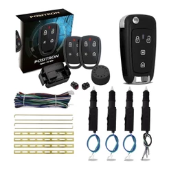 Alarme Automotivo Fx360 + Chave Px80 Positron + Trava 4Porta