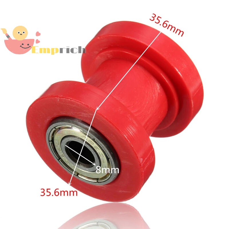 EMCH > 1 Peça 8mm 10mm Rolo De Corrente Deslizante Tensor Guia De Roda Pit Dirt Bike Moto Novo em Oferta na Shopee