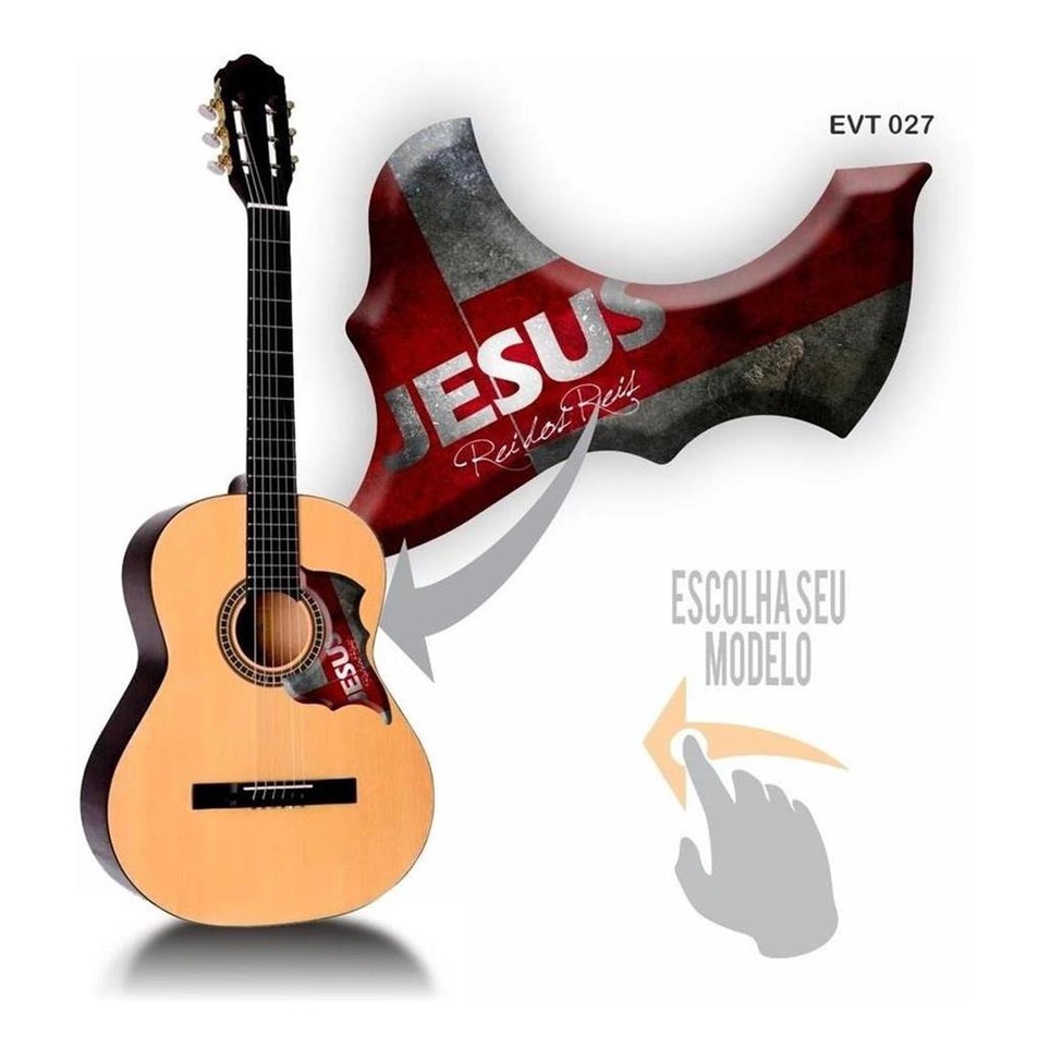 Escudo De Violao Personalizado Resinado Relevo Evt027