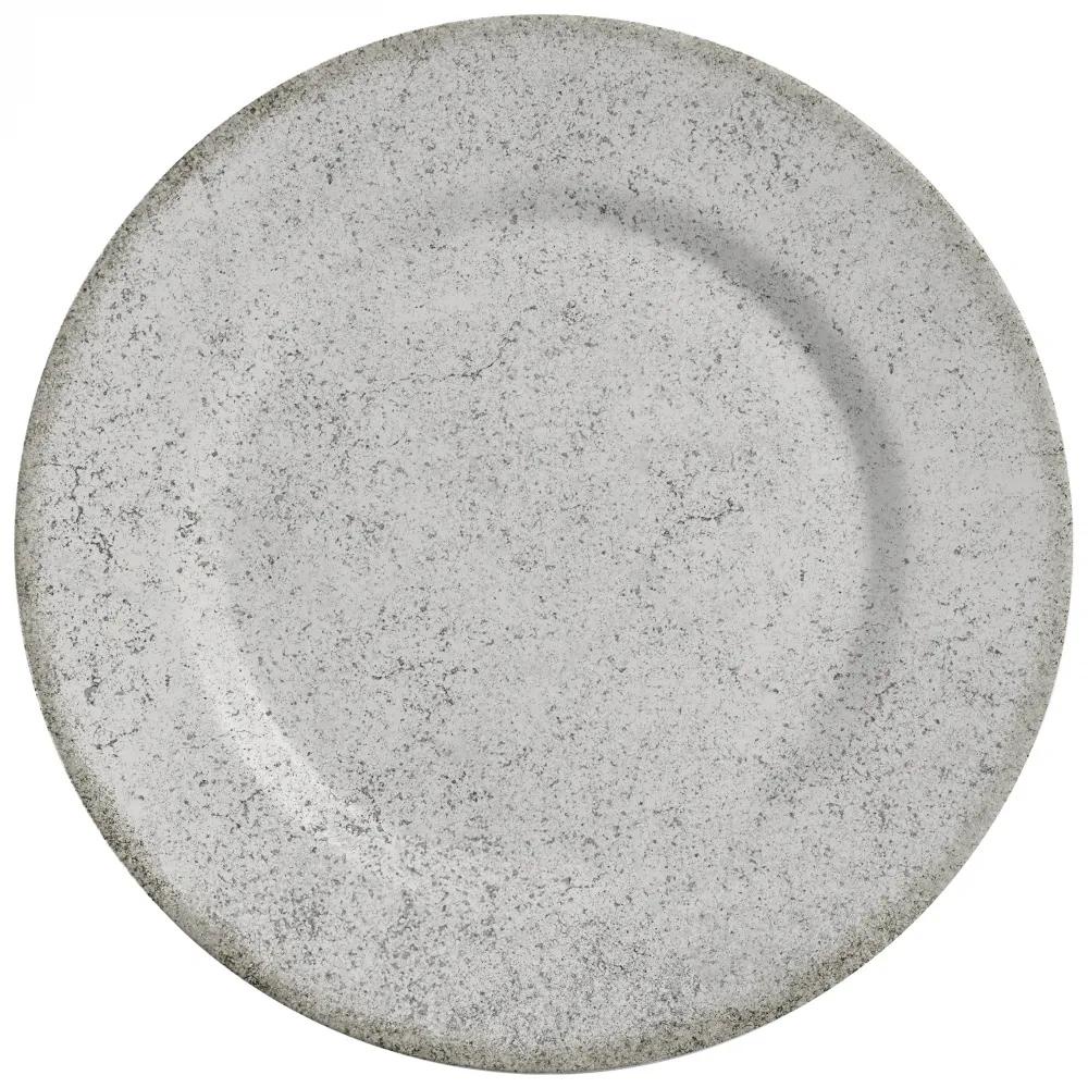 Sousplat Concrete Acetinado 34cm Cerâmica Alleanza UNITÁRIO
