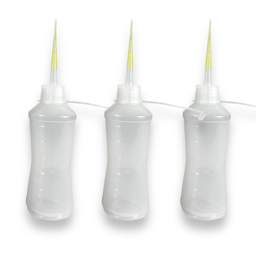Kit 3 Tubo Almotolia Aplicador Para Líquidos 120ml Bico Reto