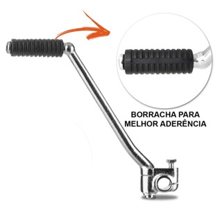 Pedal Partida Titan 150 04/08/ Fan 09/13 Cromado