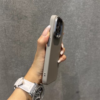 Estrutura Da Lente Titan Grey Metal ultra Fina Para iphone 11 12 13 14 15 pro max 15plus 14plus 11pro