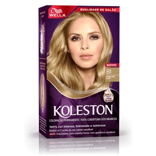 Kit Tintura Koleston Louro Cinza Claro 81