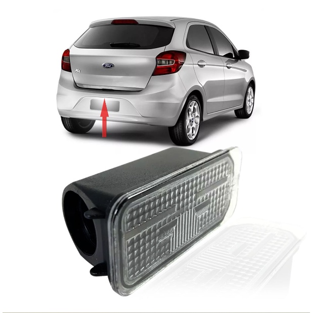 Lanterna Luz de Placa sem Soquete para carros FIESTA HATCH FOCUS NOVA KA + NOVA KA RANGER ECOSPORT