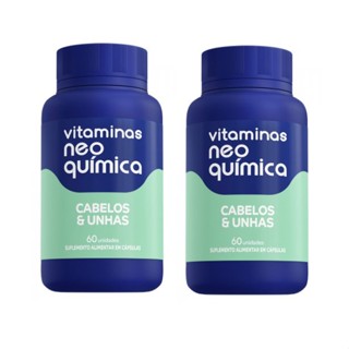 Kit 2 Suplemento Vitamina Cabelos E Unhas 60cp - Neo Quimica