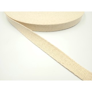 FITA ALGODÃO PAB 20MM CRÚ ECOBAG SACOLA PROMOCIONAL - 25M