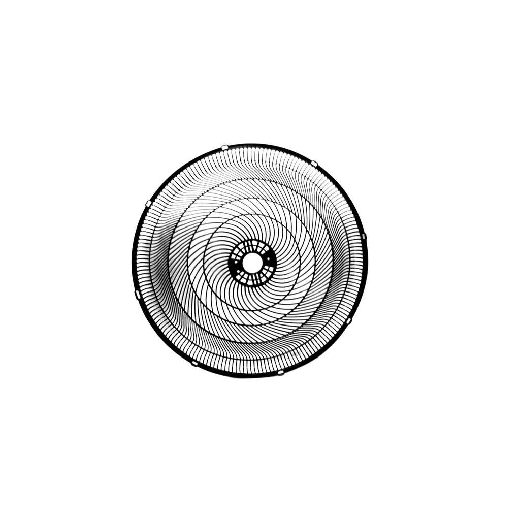 Grade Plástica Traseira Para Ventilador Ventisol Turbo 50cm
