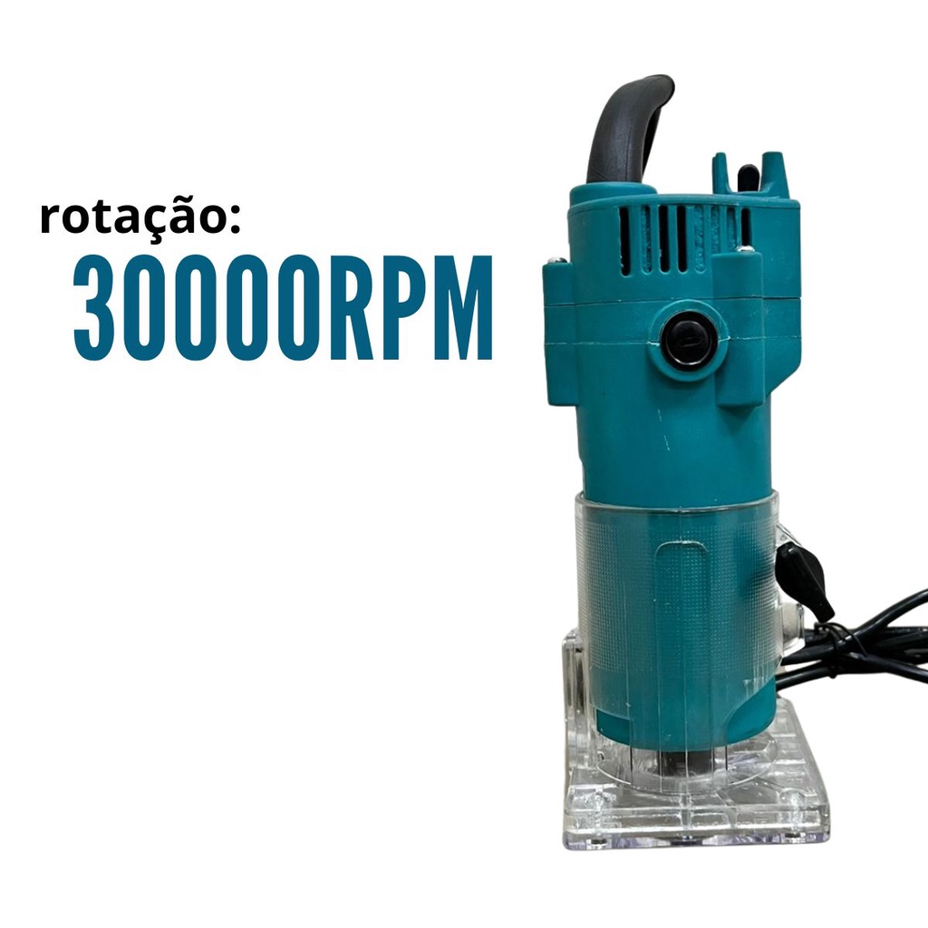 Tupia Manual Laminadora 6mm 650w Profissional Completa 220v · foto 2