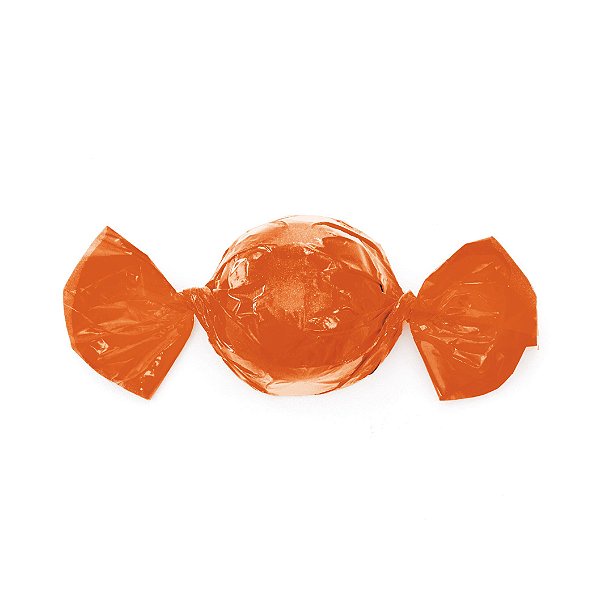 Papel Mini Trufa - 12x12,5cm - Laranja - 100 unidades - Cromus - Rizzo Embalagens - Stationery