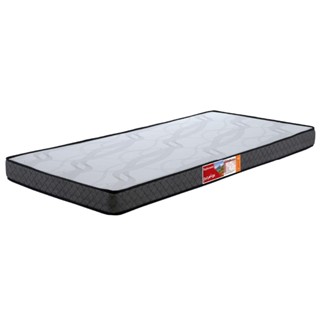 Colchão Solteiro Espuma D33 Esplanada 78x188x12cm Cinza / Branco - Suporta até 100Kg