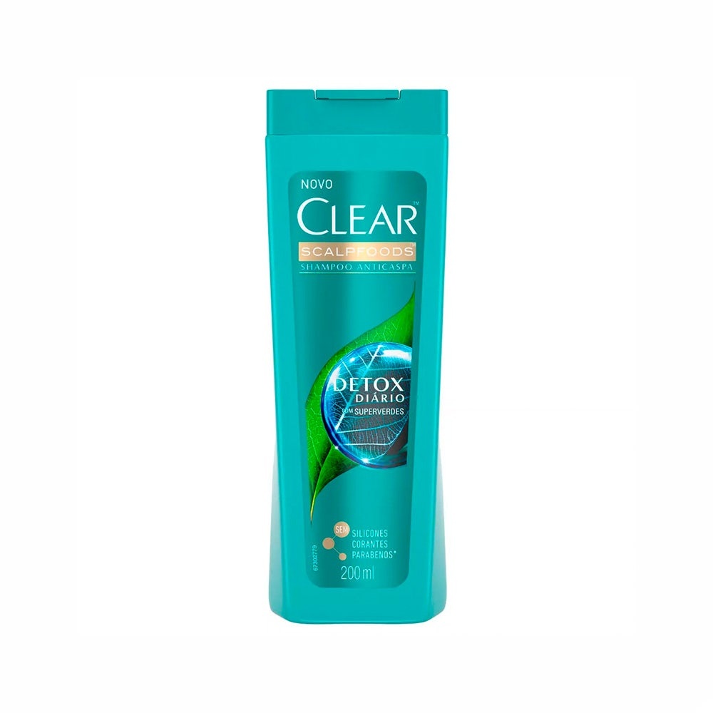 Shampoo Anticaspa Clear Detox Diario 200Ml