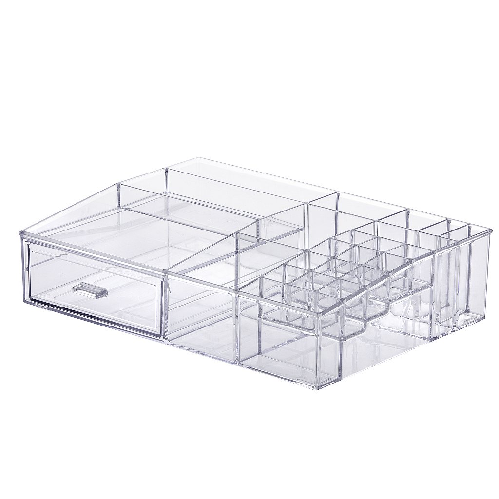 Organizador Porta Maquiagem 33x25 Cosmético Divisória Pincel - Ref: 1123