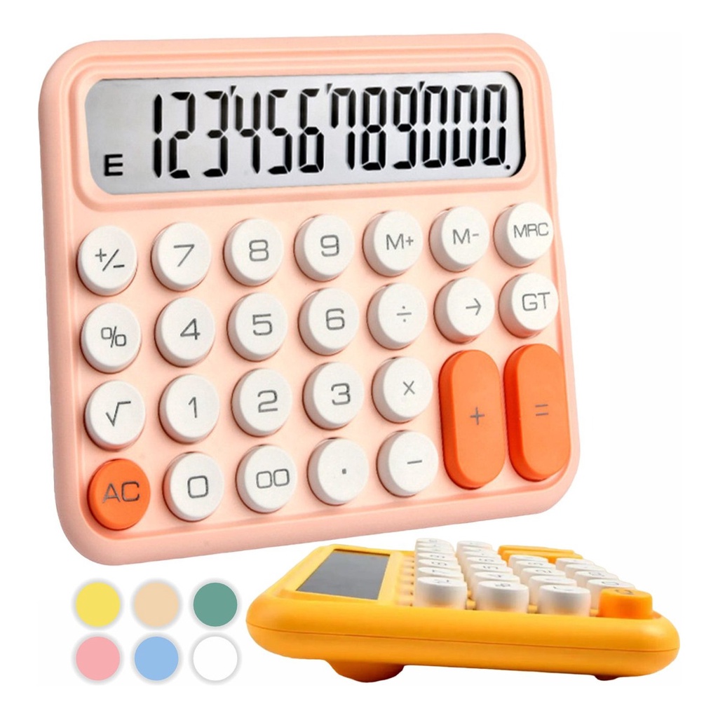 Calculadora Mecânica Exclusiva Grande Resistente Retrô