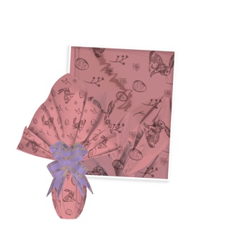 25 Sacos Express  PÁSCOA VINTAGE ROSE GOLD  Ovo Páscoa 100g a 150g - 24X24 cm  Luckyfest em Oferta na Shopee