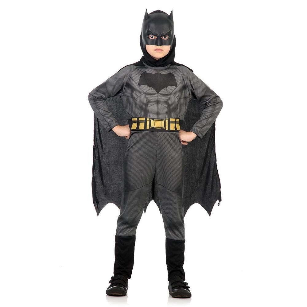 Fantasia Infantil Batman C/ Máscara Standard Liga Da Justiça em Oferta na Shopee