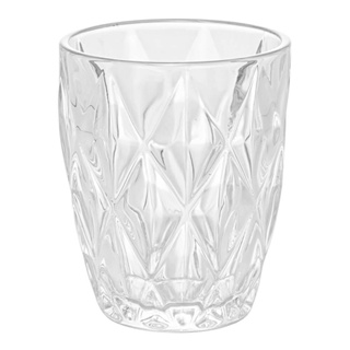 Copo De Vidro Diamond Transparente 270ml - Lyor em Oferta na Shopee