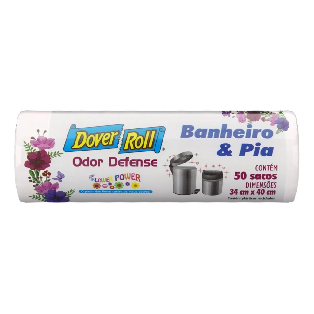 DOVER ROLL BANHEIRO E PIA RECICLADO PERFUMADO BEJE 50UN - Home & Living