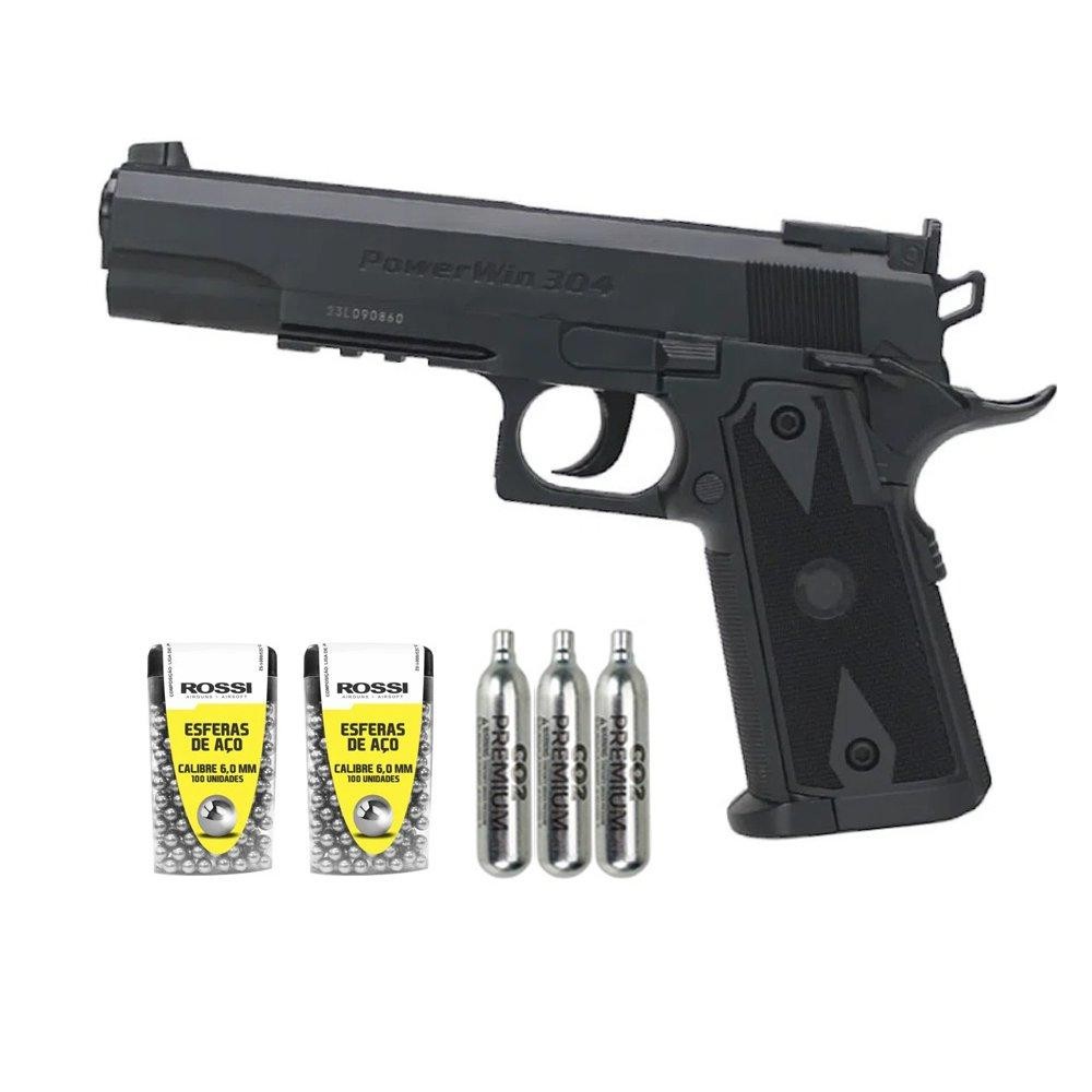 Pistola de Pressão CO2 1911 Tactical BBs 6mm + itens em Oferta na Shopee
