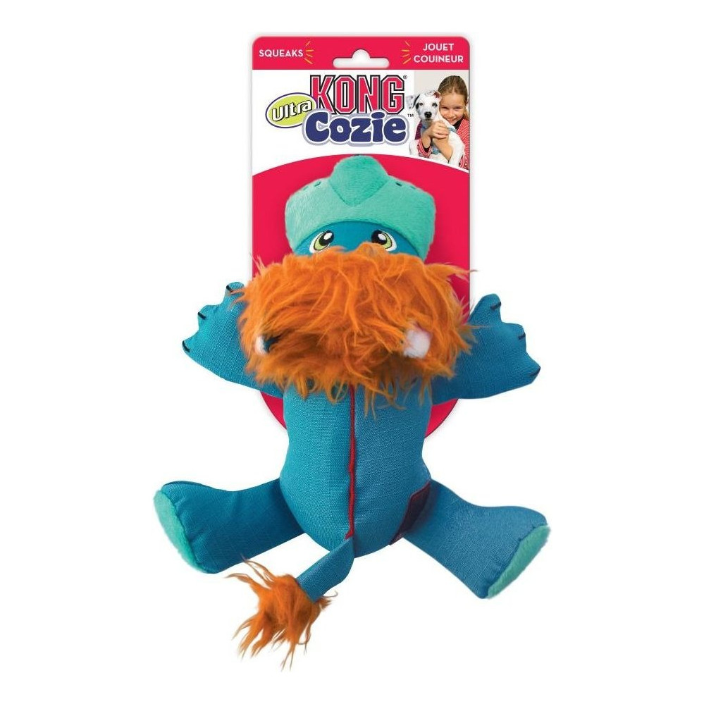Brinquedo Kong Pelúcia Ultra Cozie Leão Medio Para Cães