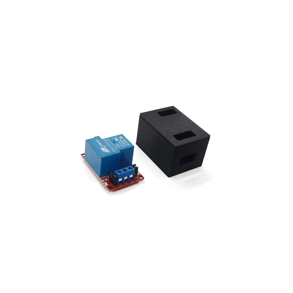Módulo Relé 1 Canal 5V 30A Potência Automação + Case 3D NFe