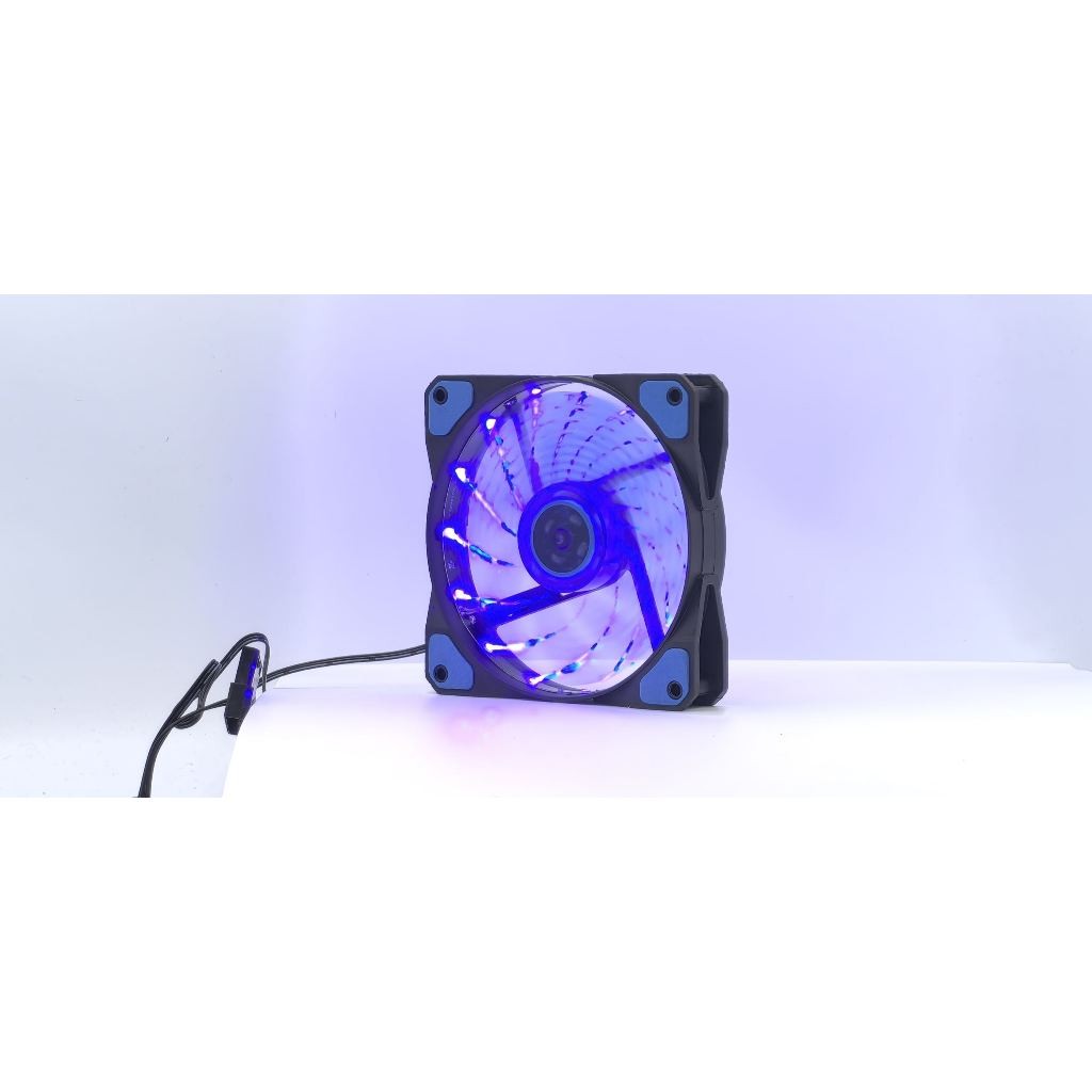 COOLER PARA GABINETE 120MM 1500RPM LED AZUL KP-VR310 Revenger em Oferta na Shopee