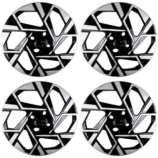 Calota Aro 14" cor Preto/Prata HB20/HB20S 2024 (Jogo c/ 4 Calotas) Grid - 201CB-PBP-E