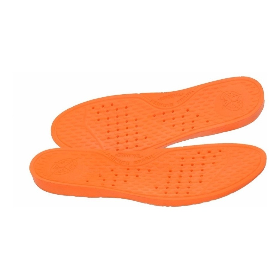Palmilha Azimute Em Gel P.u Extra Macia 20 Mm Laranja