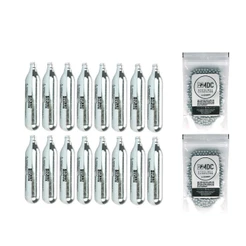 Kit 15 Cilindros Co2 12g + 600unds Esferas De Aço 6mm