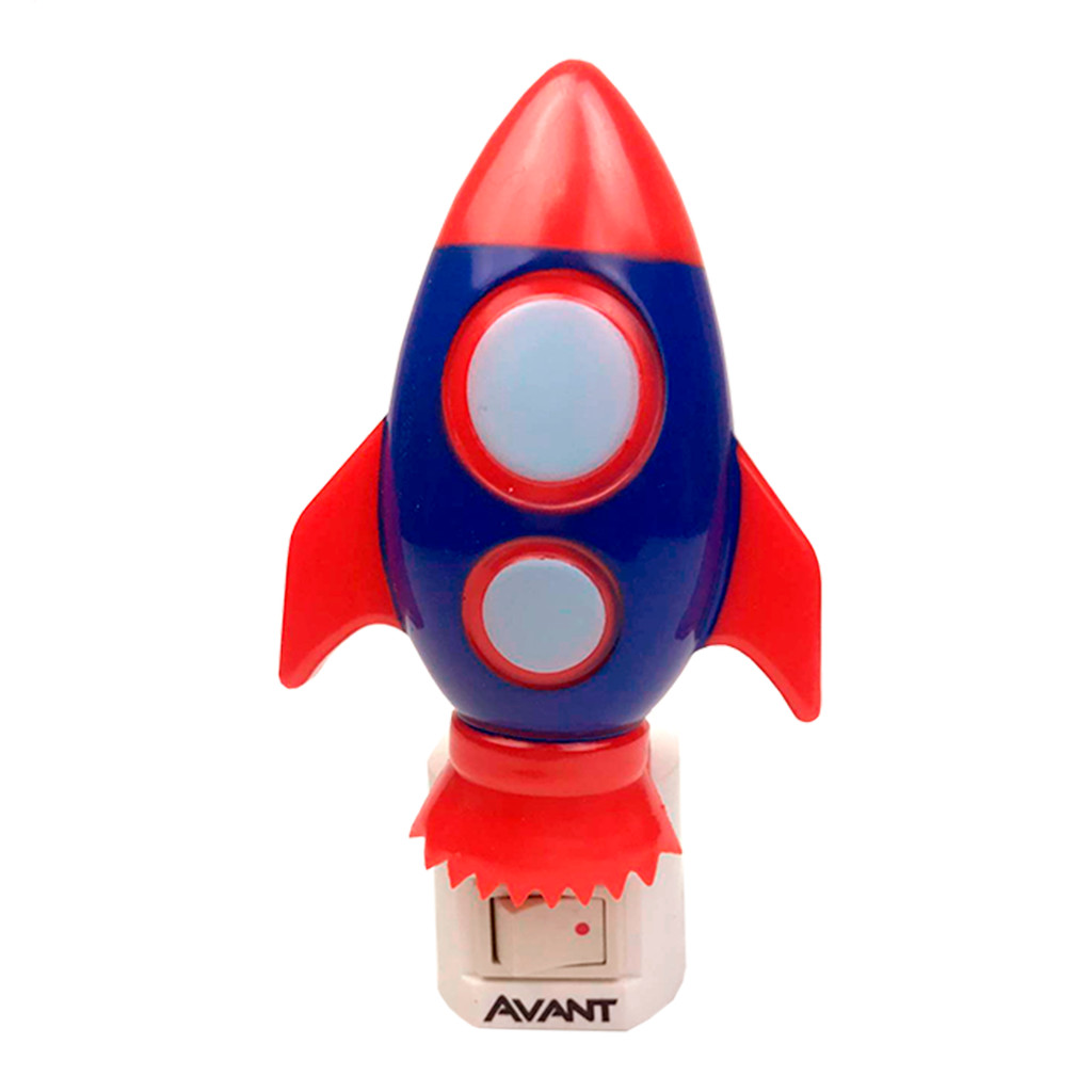 151030578	Mini Abajur Foguete Luz Noturna 1W 3000K Bivolt Avant em Oferta na Shopee