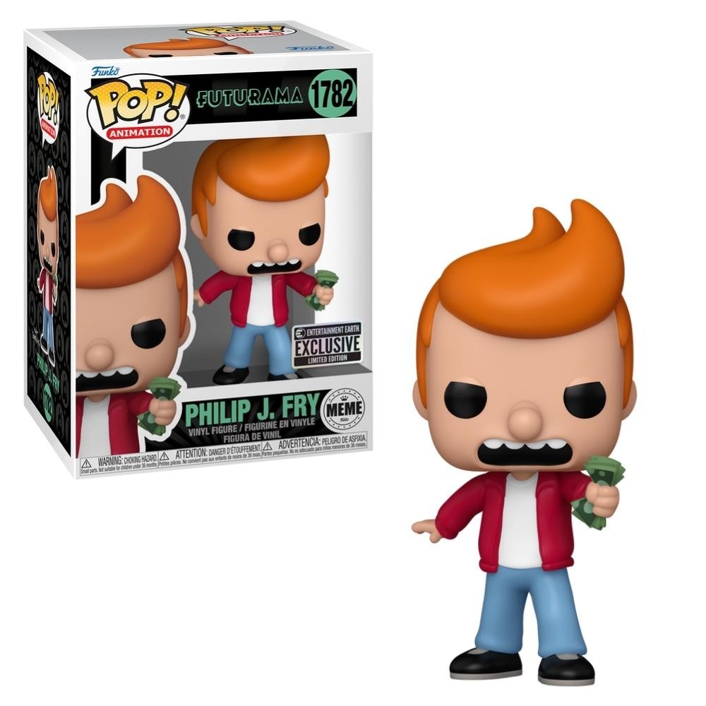 Boneco Funko Pop! Memes Futurama - Fry (Pegue meu Dinheiro)