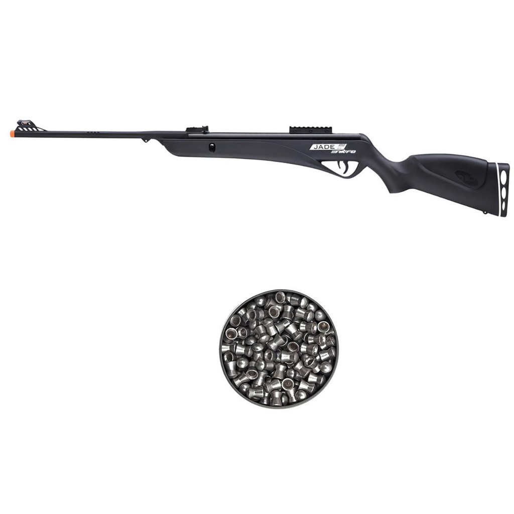 Carabina de Pressão Jade Pro Nitro Preta 5.5mm - CBC + 1 Cx de Chumbo em Oferta na Shopee