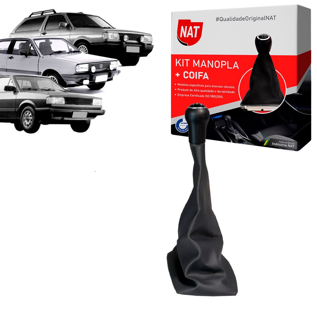 Manopla + Coifa Vw Gol Voyage Parati 1981 Até 1994 em Oferta na Shopee