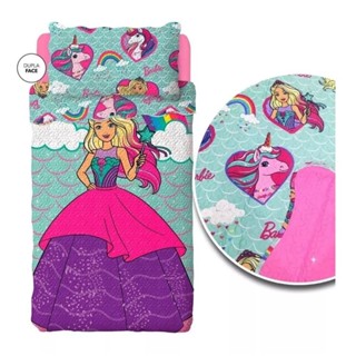 Colcha 2 Peças Dupla Face Infantil Solteiro Estampada Bouti