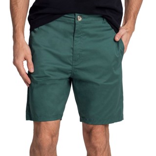Bermuda Masculina Com Bolsos Sarja Diametro Verde