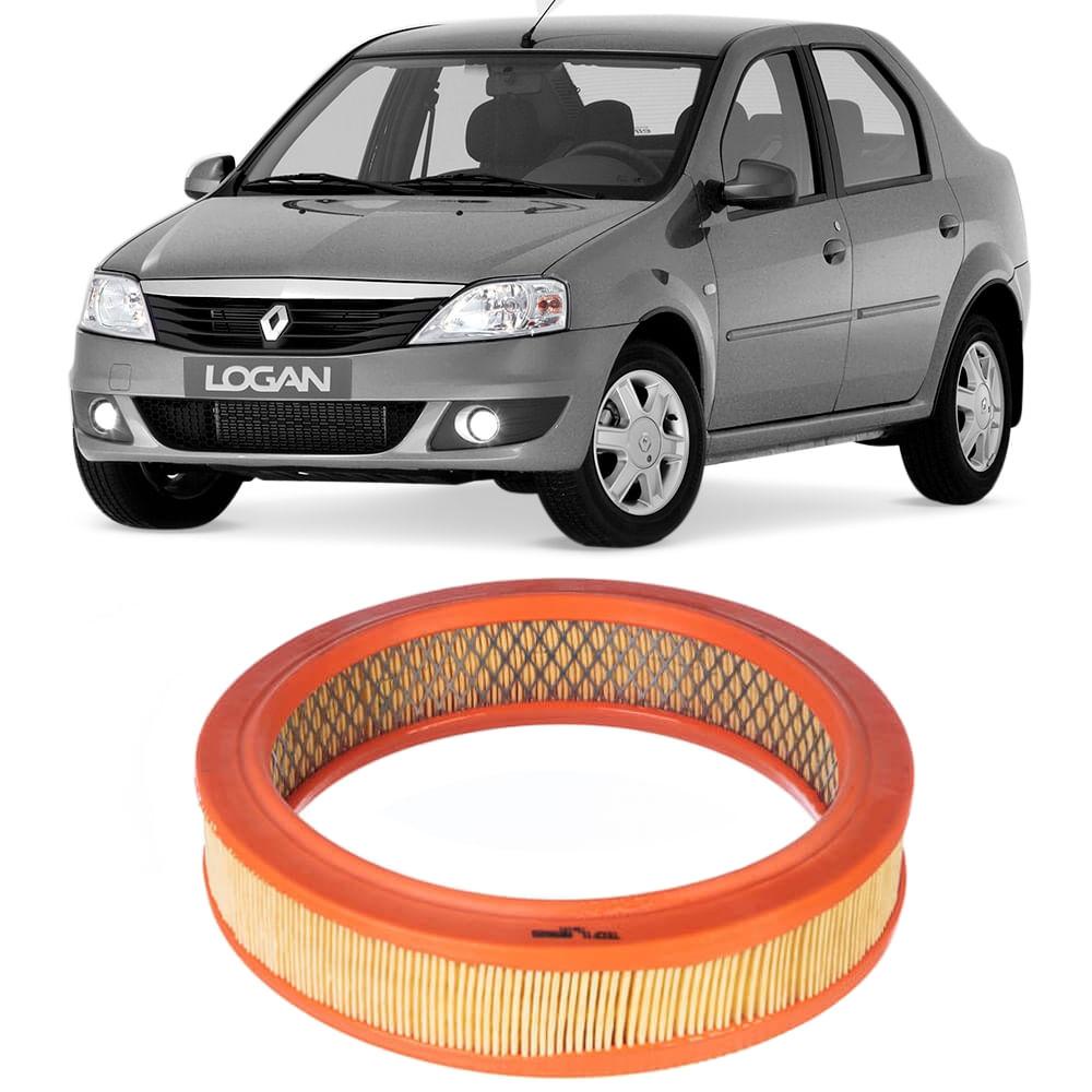 Filtro Ar Renault Logan 1.6 8v 2008 A 2013 Tecfil