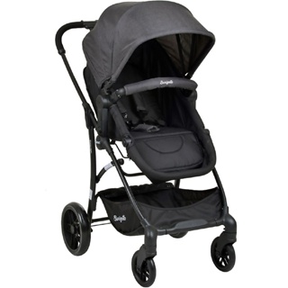 Carrinho De Bebê Cinza Escuro Travel System Burigotto Moises Convert Dark Gray Luxo em Oferta na Shopee