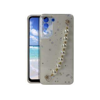 Capa De Celura Colorida+brilho Alça Bolinha Perola Para Compatível S20 FE,S21 FE,S21,S21 PLUS,S21 ULTRA, REFYw3-p