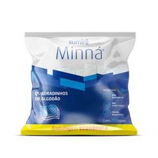 Algodão Minná Quadradinho c/250un