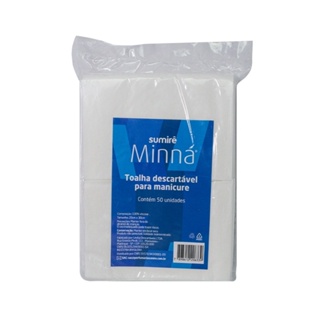Toalha Descartável Manicure Minná 50un em Oferta na Shopee