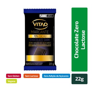 Chocolate Zero 70% Cacau Vitao 22g