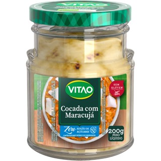 Cocada Ao Leite Zero Maracujá Vitao 200g