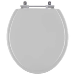 Assento Sanitário Azaléa Cinza Prata para vaso Celite