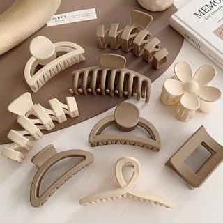 Grampos De Cabelo Bonitos Mini Clipes De Garra Leite Cor De Café Acessórios Para Meninas