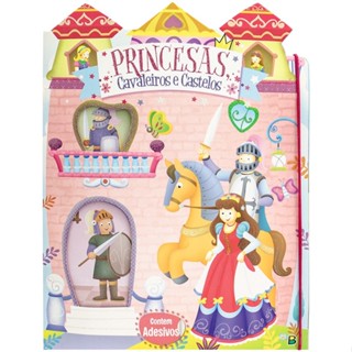 Livro com Adesivos - Agora é com Você - Princesas